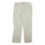 SALEWA Womens Regular Fit Beige Lightweight Polyester Blend Trousers W34 L32