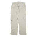 SALEWA Womens Regular Fit Beige Lightweight Polyester Blend Trousers W34 L32