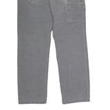 CARHARTT Mens Cotton Blend Grey Regular Straight Trousers W32 L28 Workwear