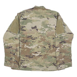 AMERICAN APPAREL Mens Green Camouflage Cotton Blend Jacket M Button Outdoor