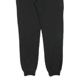 BENCH Womens Joggers Black S W28 L29 Cotton Blend Regular Fit Tapered Leg Logo