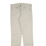 LEVI'S Mens Cotton Blend Beige Slim Skinny Trousers W31 L32 Casual Zip Fastening