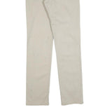 LEVI'S Mens Cotton Blend Beige Slim Skinny Trousers W31 L32 Casual Zip Fastening