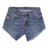 LEVI'S Womens Denim Blue Shorts M W32 Classic Fit Cut-Off Casual