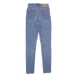 LEVI'S 721 High Rise Skinny Womens Jeans Blue Slim Denim Medium W27 L32 Stretch