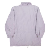 FULWILINE Womens Lavender Purple Jacket L Woven Zip Closure Classic Fit Casual