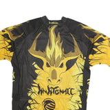 ANATOMIC Mens Black & Yellow Graphic T-Shirt 2XL Short Sleeve Crew Neck