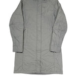 JACK WOLFSKIN Womens Grey Outdoor Jacket UK 10 Polyester Blend Hooded Quilted