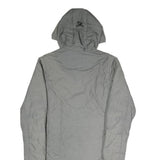 JACK WOLFSKIN Womens Grey Outdoor Jacket UK 10 Polyester Blend Hooded Quilted