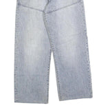 NOTCH Mens Regular Fit Light Blue Denim Jeans W34 L28 Classic Cotton Button