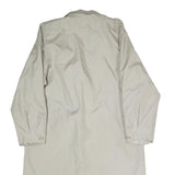 CLAUDE HAVREY Mens Beige Cotton Classic Button Jacket M Plain Casual Outerwear