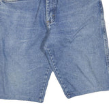 WRANGLER Mens Denim Blue Shorts L W36 Classic Fit Casual Cotton Blend