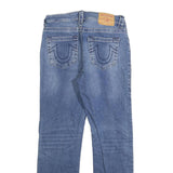 TRUE RELIGION Womens Slim Light Blue Denim Jeans W28 L26 Zip Closure Stylish