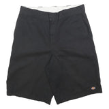 DICKIES Mens Black Casual Shorts M W34 Cotton Blend Workwear
