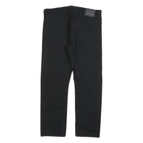 LEVI'S 513 Mens Jeans Black Regular Straight Denim W36 L30 Zip Cotton Blend