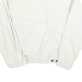 ESSENTIELS Womens White Cotton Denim Jacket M Button Closure Classic Fit