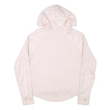 PUMA Womens Pink Hooded Jacket S Polyester Blend Zip Plain Lightweight