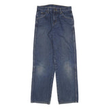 DICKIES Mens Jeans Blue Regular Straight Denim W27 L30 Workwear Casual Style