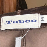 Taboo Trousers - Medium Brown Polyester