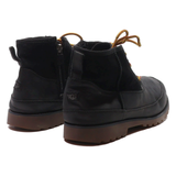 UGG Lace-Up Boots Black Leather Womens UK 5