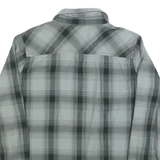 CARHARTT Mens Green & Grey Check Shirt XS Cotton Blend Casual Workwear