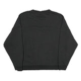 PUMA Mens Black Crew Neck Sweatshirt XL Cotton Blend Logo Tape Casual
