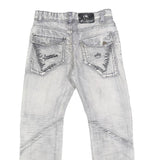 WEI SEN BAO Mens Regular Blue Denim Light Wash Jeans W30 L28 Stylish Comfortable