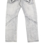 WEI SEN BAO Mens Regular Blue Denim Light Wash Jeans W30 L28 Stylish Comfortable