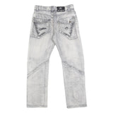 WEI SEN BAO Mens Regular Blue Denim Light Wash Jeans W30 L28 Stylish Comfortable
