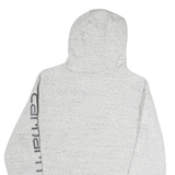 CARHARTT Womens Grey Hoodie M Cotton Pullover Casual Drawstring Hooded
