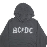 VINYL ICONS Womens Black AC/DC Back In Black Pullover Hoodie L Rock Band Sweater