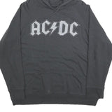VINYL ICONS Womens Black AC/DC Back In Black Pullover Hoodie L Rock Band Sweater