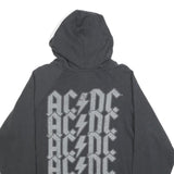 VINYL ICONS Womens Black AC/DC Back In Black Pullover Hoodie L Rock Band Sweater