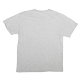 CHAMPION Mens Grey Crew Neck Short Sleeve T-Shirt L Cotton Classic Logo