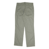 TOMMY HILFIGER Mens Cotton Green Regular Straight Trousers W32 L29 Casual Wear