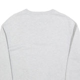 TOMMY HILFIGER Mens Grey Crew Neck S Cotton Pullover Sweatshirt Logo