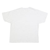 HANES Womens White Yacht Graphic T-Shirt XL Short Sleeve Crew Neck Casual Cotton