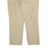 CARHARTT Mens Relaxed Fit Beige Cotton Blend Workwear Trousers W40 L30