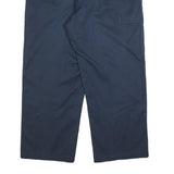 CARHARTT Mens Cotton Blend Navy Relaxed Straight Trousers W38 L29 Workwear