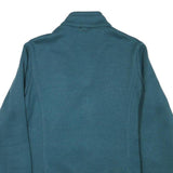 JACK WOLFSKIN Womens Blue Jacket M Polyester Blend Zip Outdoor Casual Fleece