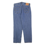 LEVI'S 550 Straight Mens Jeans Blue Relaxed Straight Denim Medium W33 L29 Zip