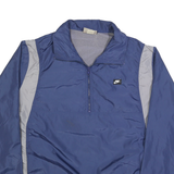 NIKE Mens Blue & Grey Activewear Zip Jacket XL Polyester Blend Plain Casual