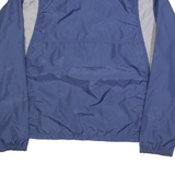 NIKE Mens Blue & Grey Activewear Zip Jacket XL Polyester Blend Plain Casual