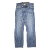 LEVI'S 514 Classic Mens Jeans Blue Classic Straight Denim Medium W34 L32 Zip