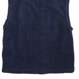 NAUTICA Mens Navy & Yellow Sleeveless Zip Polyester Fleece Jacket M Casual
