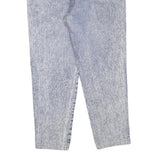 Womens Regular Fit Blue Denim Rinse Jeans W32 L27 Cotton Blend Zip Pockets