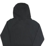NIKE Womens Black Hoodie S Cotton Blend Pullover Logo Sweatshirt