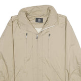 BOGNER Womens Beige Polyester Zip Jacket UK 14 Plain Lightweight Casual Outdoor