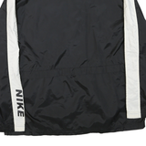 NIKE Mens Black & White Sportswear Zip Jacket 2XL Polyester Plain Lightweight
