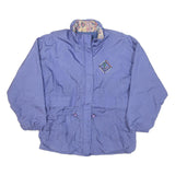 GEMINI SPORT Womens Purple Zip Jacket UK 10 Polyester Plain Lightweight Casual